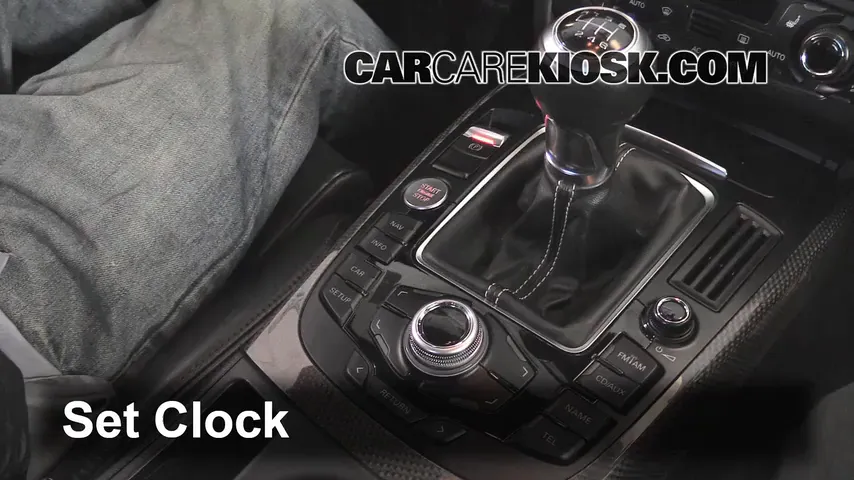 2008 Audi S5 4.2L V8 Clock